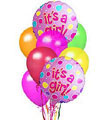 It's A Girl Balloon Bunch